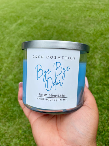 Bye Bye Odor 3 Wick Candle