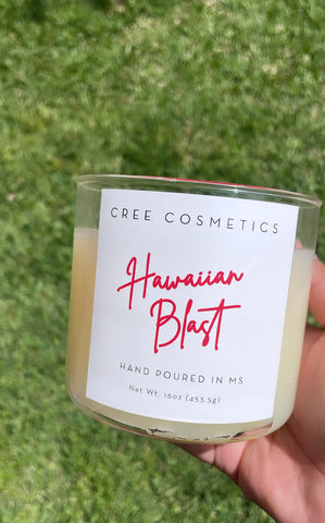 Hawaiian Blast 3 Wick Candle
