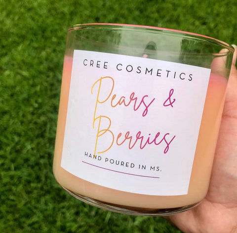 Pears and Berries 3 Wick Candle